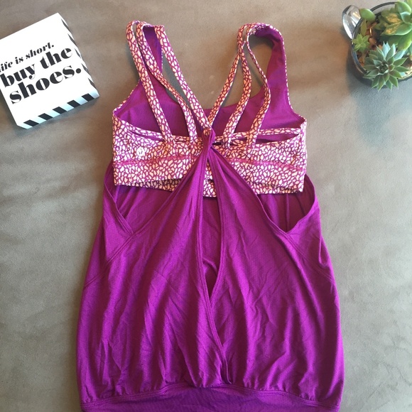 Lululemon Nouveau Limits Regal Plum Tank – Size 4 - Picture 3 of 6